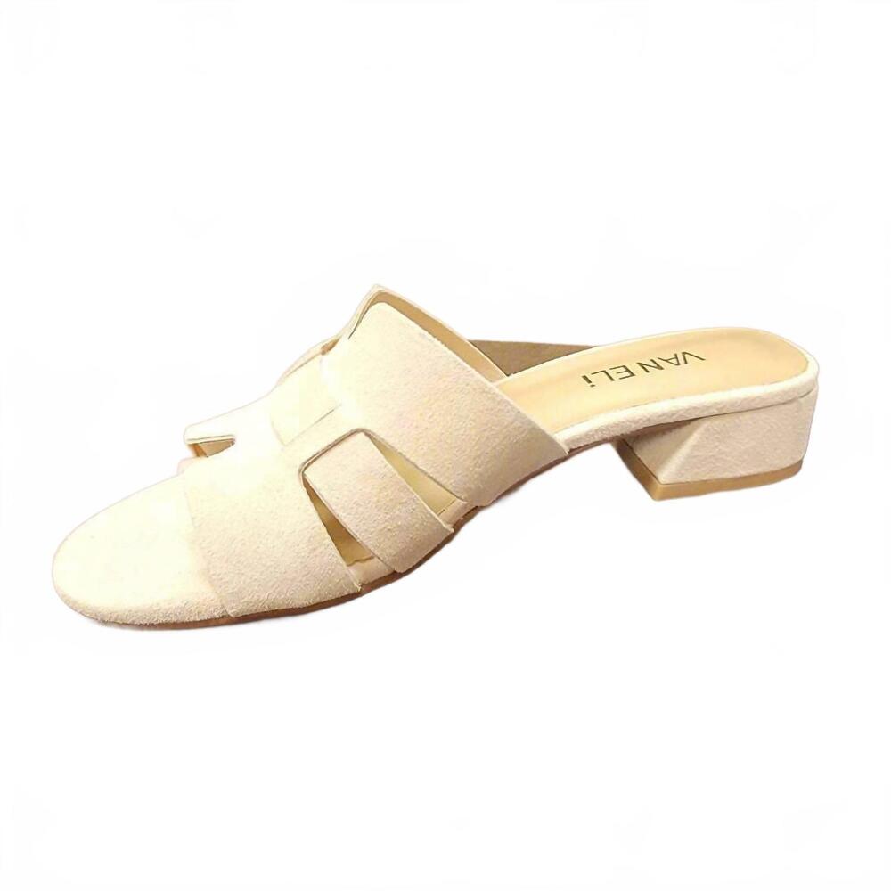 NEW VANELI women's hera low heel sandal in beige